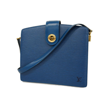 LOUIS VUITTONAuth  Epi Capuchin M52345 Women's Shoulder Bag Toledo Blue