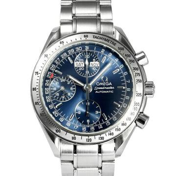 OMEGA Speedmaster Triple Calendar 3521.80.00 Blue Dial Watch Men's