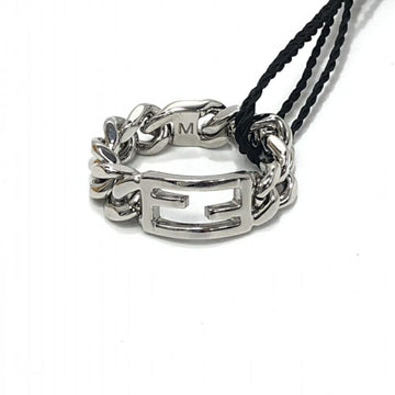 FENDI FF Logo Bucket Ring Chain PALLADIO M No. 22 7AJ598-B08