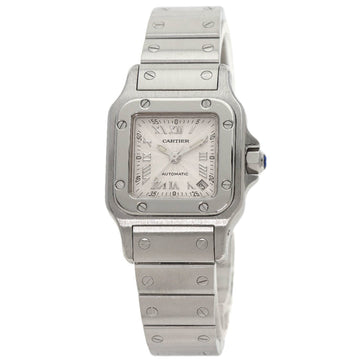 CARTIER W20044D6 Santos Galbe SM 20th Anniversary Limited Watch Stainless Steel SS Women's