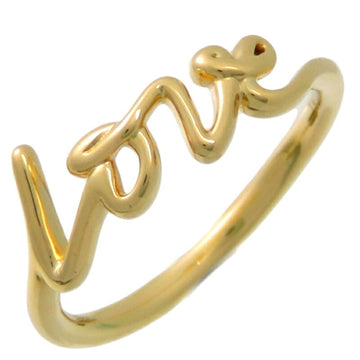 TIFFANY Love Women's Ring 750 Yellow Gold