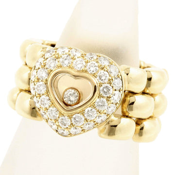 Chopard Happy Diamond Ring K18YG Double Melee No. 11.5