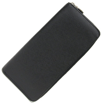 LOUIS VUITTON Round Long Wallet Taiga Zippy Vertical M30503 Noir Men's