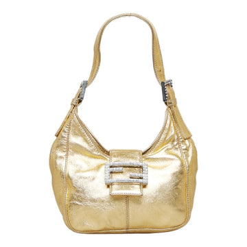 FENDI mamma bucket handbag gold PVC ladies