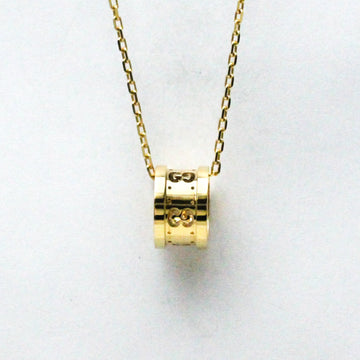 GUCCI G Icon Yellow Gold [18K] No Stone Men,Women Fashion Pendant Necklace [Gold]