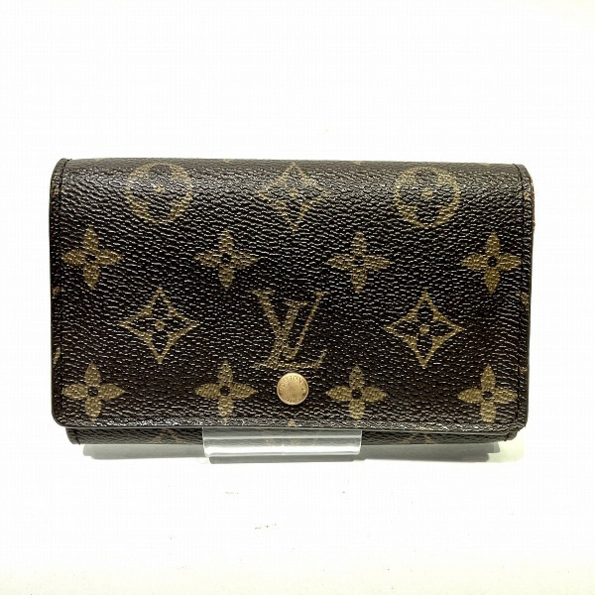 Authenticated Used Louis Vuitton Monogram Portomone Vietresor