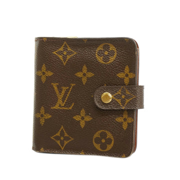 LOUIS VUITTONAuth  Monogram Compact Zip M61667 Unisex Wallet [bi-fold]