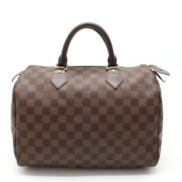 LOUIS VUITTON Damier Speedy 30 Handbag Boston Bag N41531