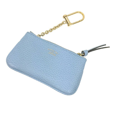 Gucci coin case 368879 purse leather light blue wallet aq5286