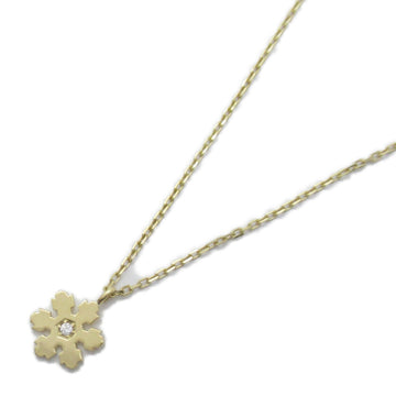 BVLGARI Snowflake Diamond Necklace Necklace Clear K18 [Yellow Gold] Clear