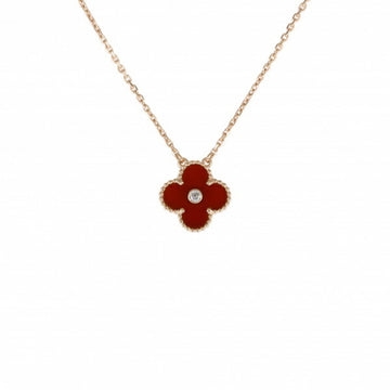 Van Cleef & Arpels Vintage Alhambra 2011 Holiday Collection Exclusive Necklace/Pendant K18PG Pink Gold