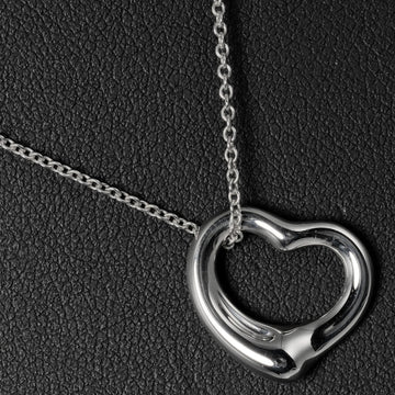 TIFFANY Open Heart Necklace 16mm Current Design Silver 925 &Co.