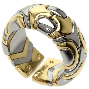 Bvlgari Albeale Ring K18 Yellow Gold/SS Women's BVLGARI