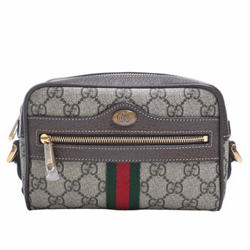 GUCCI Ophidia GG Supreme Sherry Shoulder Bag 517350 Beige Women's