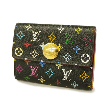 LOUIS VUITTONAuth  Monogram Multicolore Portomone Cozy M60007 BCard Case