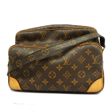 LOUIS VUITTON[3yc2236] Auth  Shoulder Bag Monogram Nile M45244