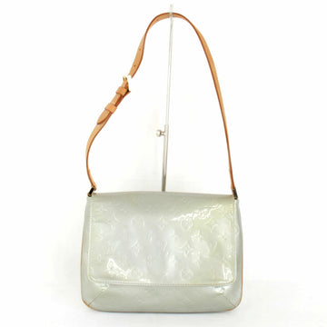 LOUIS VUITTON Thompson Street M91069 Shoulder Bag Monogram Vernis Pale Green Women's