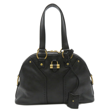 YVES SAINT LAURENT Muse Black leather 156464