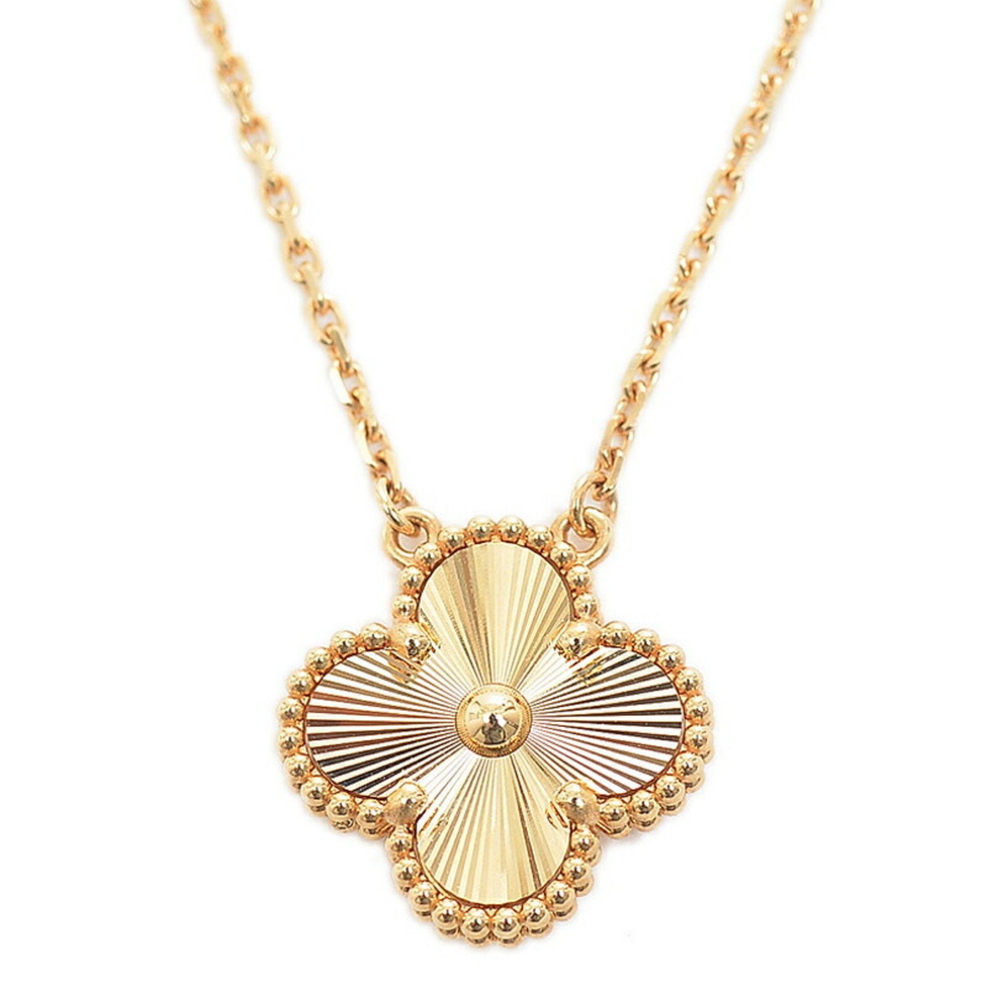 Van cleef and arpels deals guilloche necklace