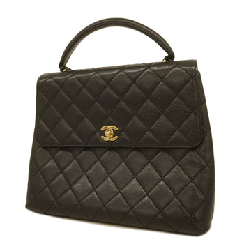 Chanel Matelasse Handbag Women's Leather Handbag Black