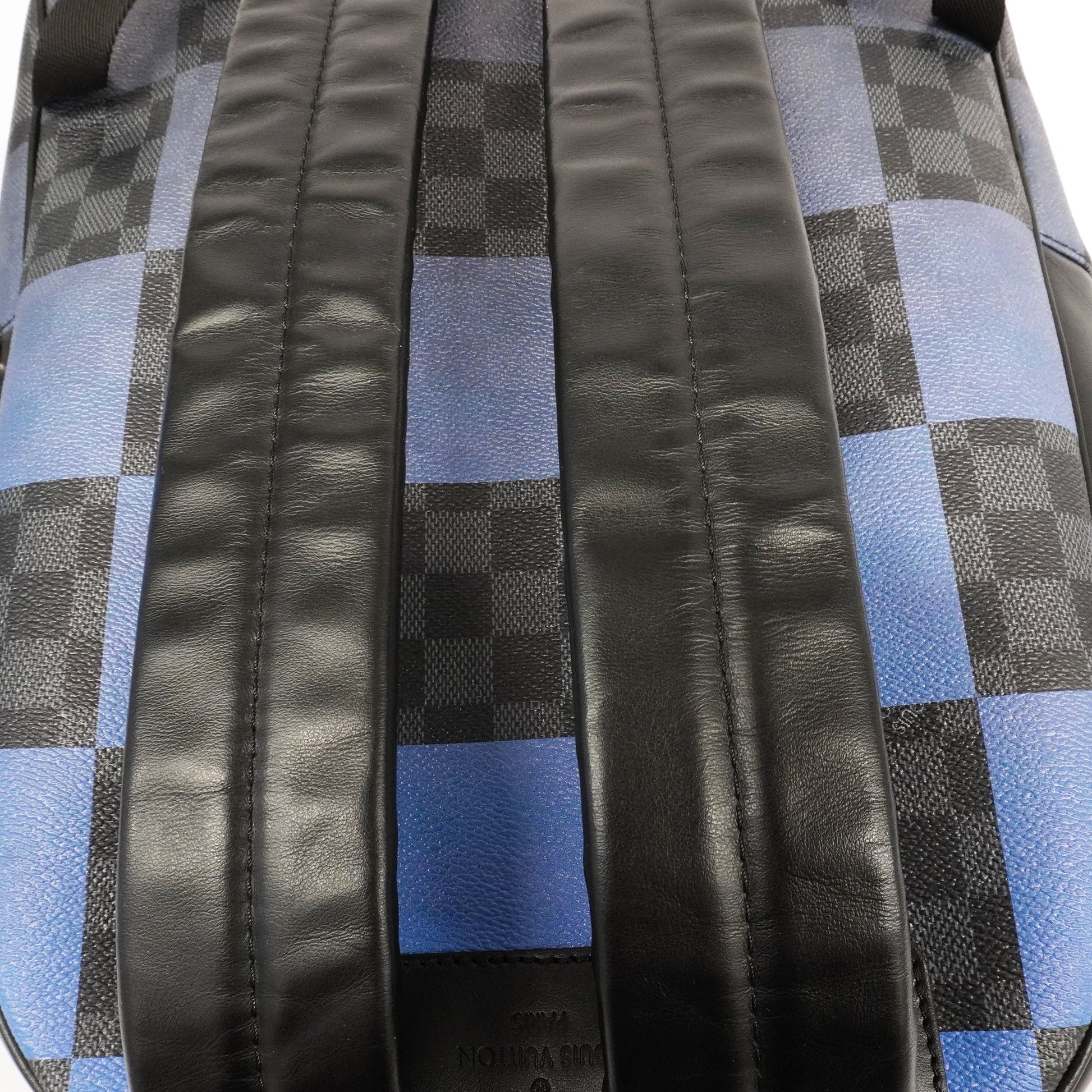 N40402 Louis Vuitton Blue Damier Graphite Giant Josh Backpack