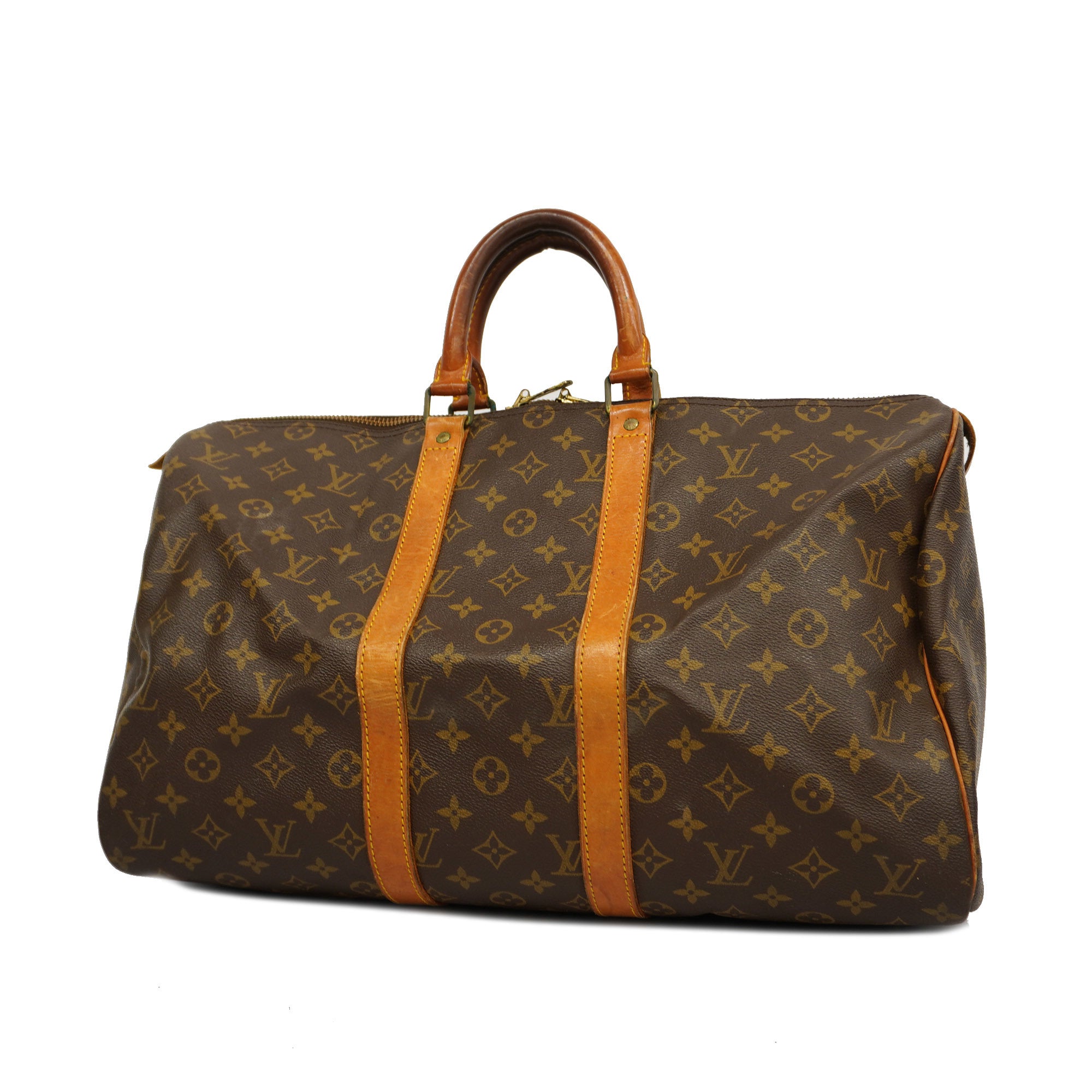 LOUIS VUITTONAuth Monogram Keepall 45 M41428 Boston Bag