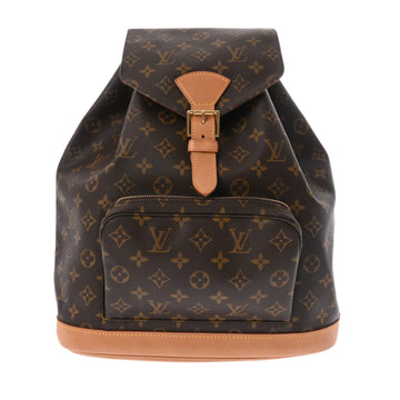 LOUIS VUITTON Monogram Montsuri GM Brown M51135 Women's Canvas Rucksack/Daypack