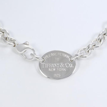 TIFFANY return toe oval tag silver necklace total weight about 54.1g 42cm jewelry