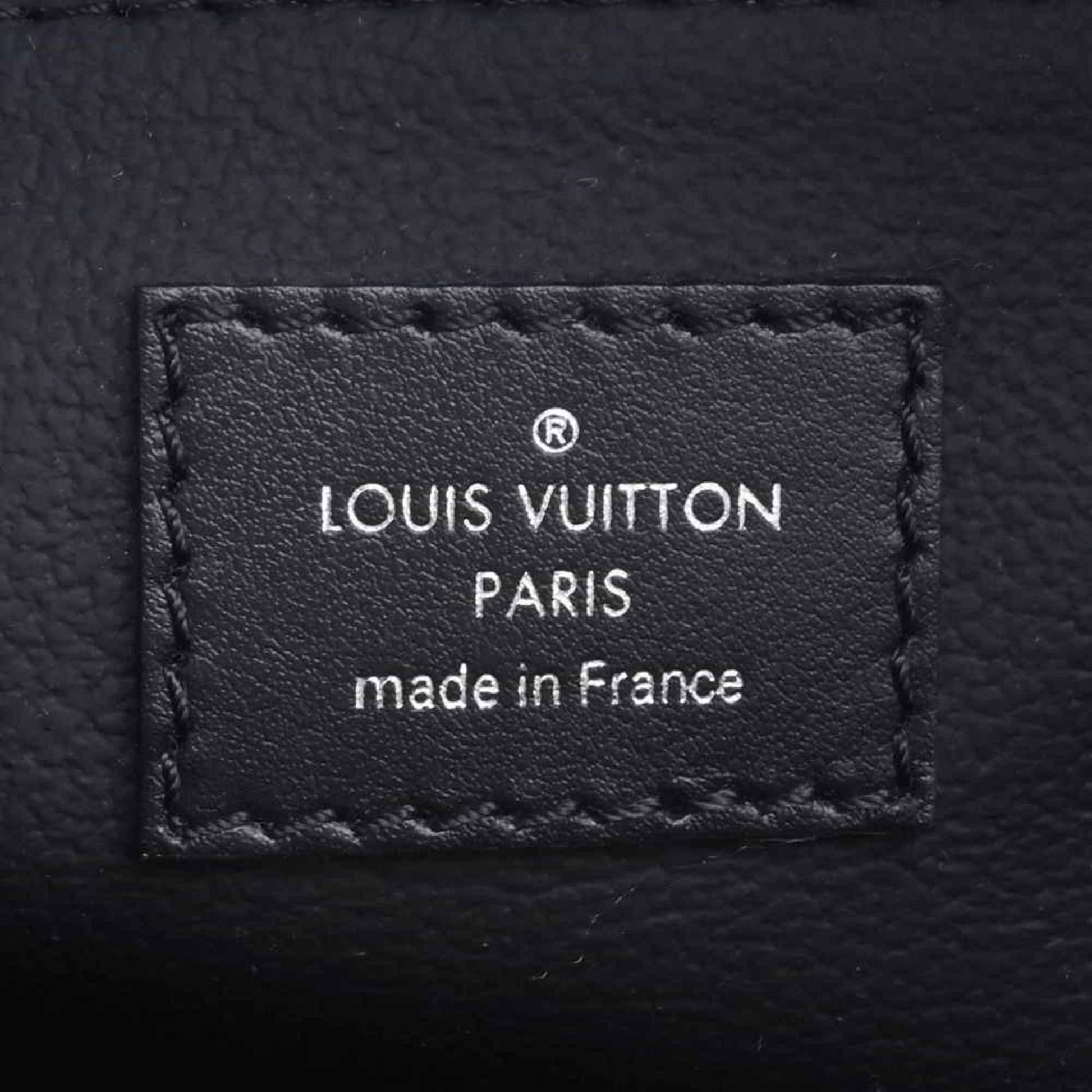 Louis Vuitton Black Monogram Eclipse Trousse PM Toiletry Pouch Poche Dopp  52lz44