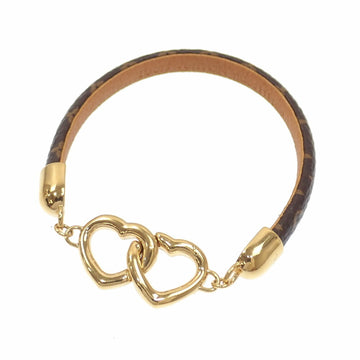 LOUIS VUITTON Bracelet Say Yes Women's Monogram Canvas GP LV Brasserie M6758F