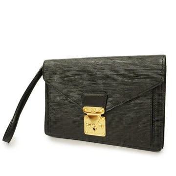 LOUIS VUITTONAuth  Epi Serie Dragonne M52612 Clutch Bag Noir