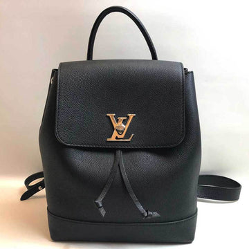 LOUIS VUITTON Backpack Rucksack Rock Me Noir Black Leather M41815 LOUISVUITTON