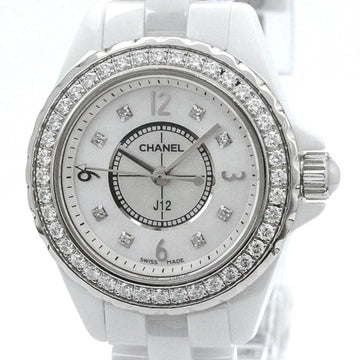 CHANELPolished  J12 Diamond Ceramic Quartz Ladies Watch H3110 BF549482