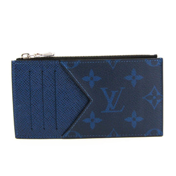Louis Vuitton Taigarama Coin Card Folder M30270 Monogram Taigarama Card Case Cobalt