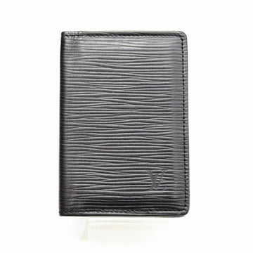 LOUIS VUITTON Organizer Depoche M60642 Epi Card Case Business Holder Pass Black