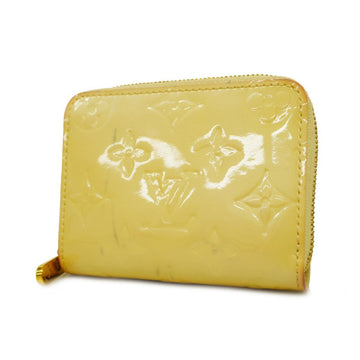 LOUIS VUITTON Wallet/Coin Case Vernis Zippy Coin Purse M91461 Broncolail Women's