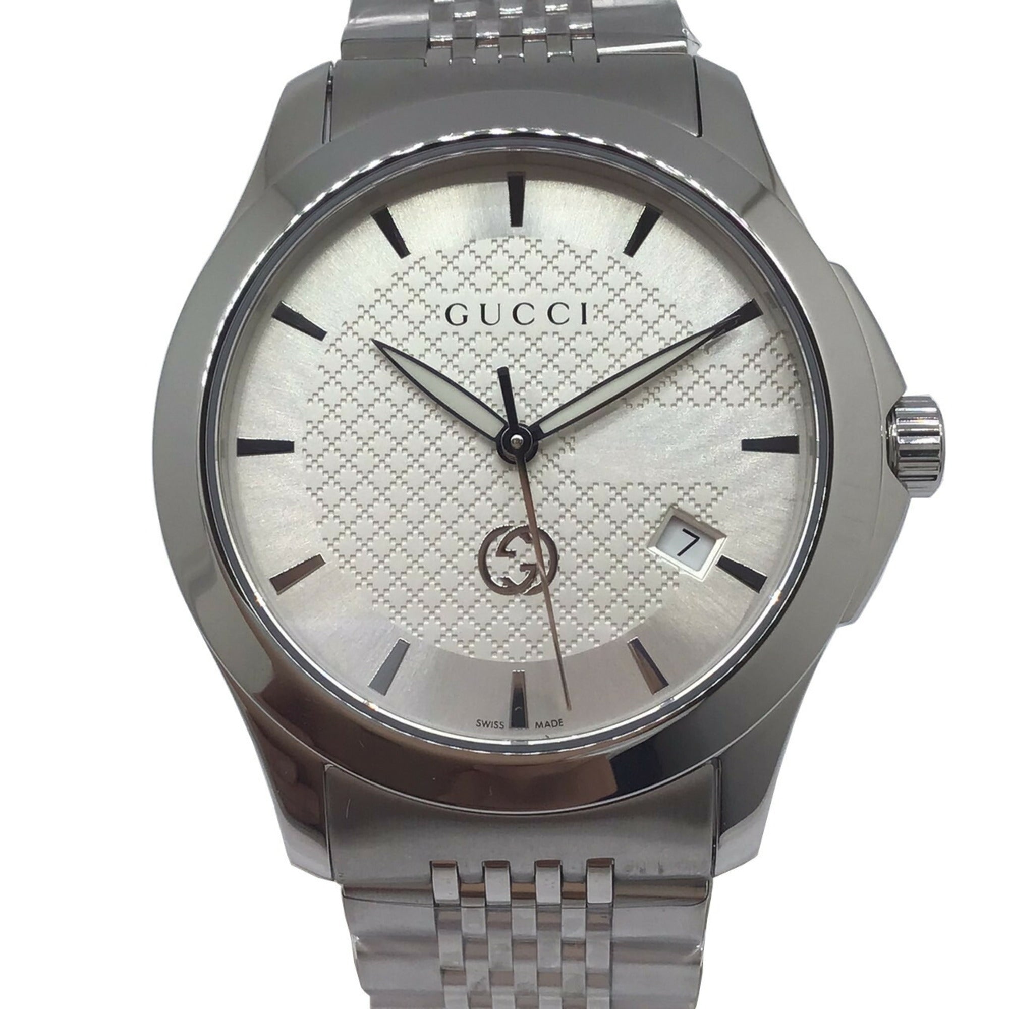 Gucci g timeless stainless best sale steel quartz men's watch