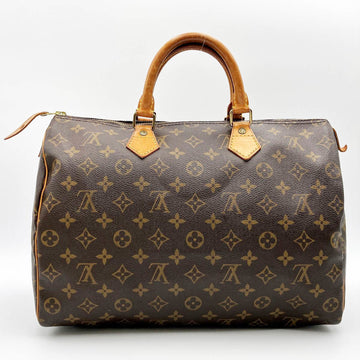 LOUIS VUITTON Speedy 30 Monogram Boston Bag Mini Brown PVC M41108 Women's