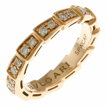 Bvlgari Serpenti Ring / No. 12 18K Gold Diamond Ladies