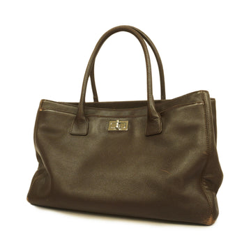 CHANELAuth  2.55 2.55/ Matelasse Tote Bag Women's Leather Tote Bag Brown