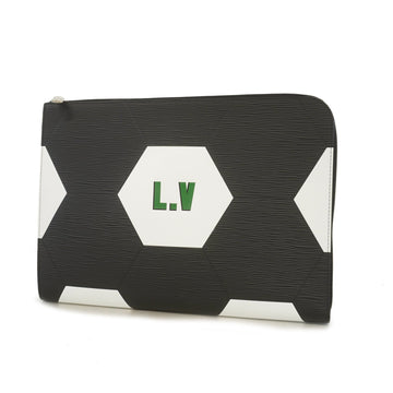 Louis Vuitton Clutch Bag Epi Pochette Jules GM FIFA World Cup Limited M63295 Noir