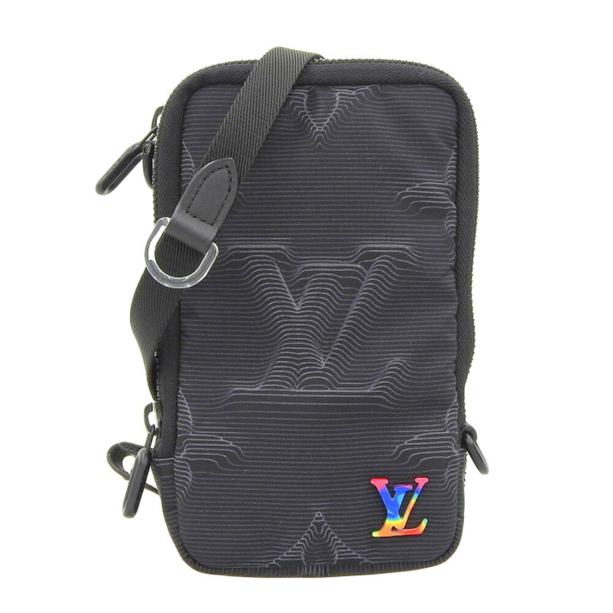 Louis Vuitton Pre-owned Danube Rainbow Messenger Bag - Black