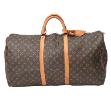 LOUIS VUITTON Travel Bag Monogram Keepall 60 M41422  Brown Boston LV