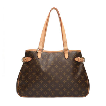 Louis Vuitton Patignol Horizontal Monogram Shoulder Bag Canvas Brown Women's