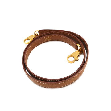 HERMES Kelly Bolide Shoulder Strap Couchbel Epson Gold Brown Accessory