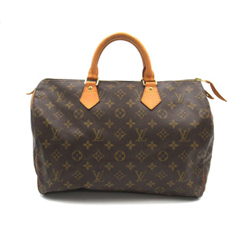 LOUIS VUITTON Speedy 35 Brown Monogram PVC coated canvas M41524