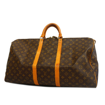 LOUIS VUITTONAuth  Monogram Keepol 55 M41424 Men,Women,Unisex Boston Bag