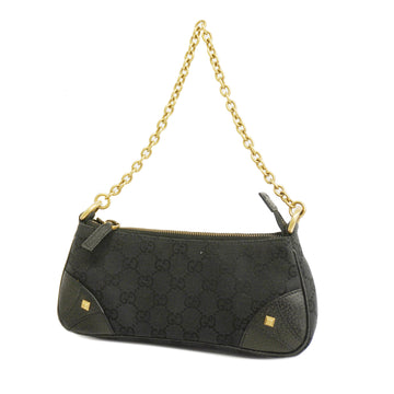 GUCCIAuth  GG Canvas Pouch 120940 Women's Black