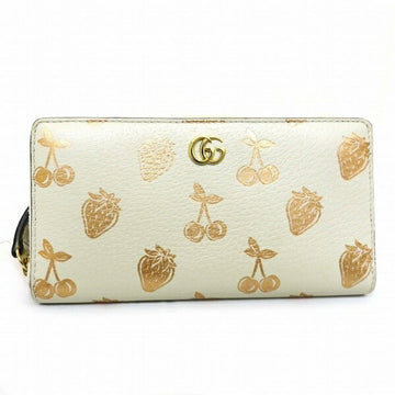 Gucci GG Marmont Berry 456117 Wallet Long Ladies