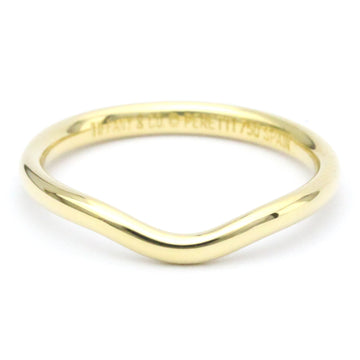TIFFANY Curved Band Ring Yellow Gold [18K] Fashion No Stone Band Ring Gold